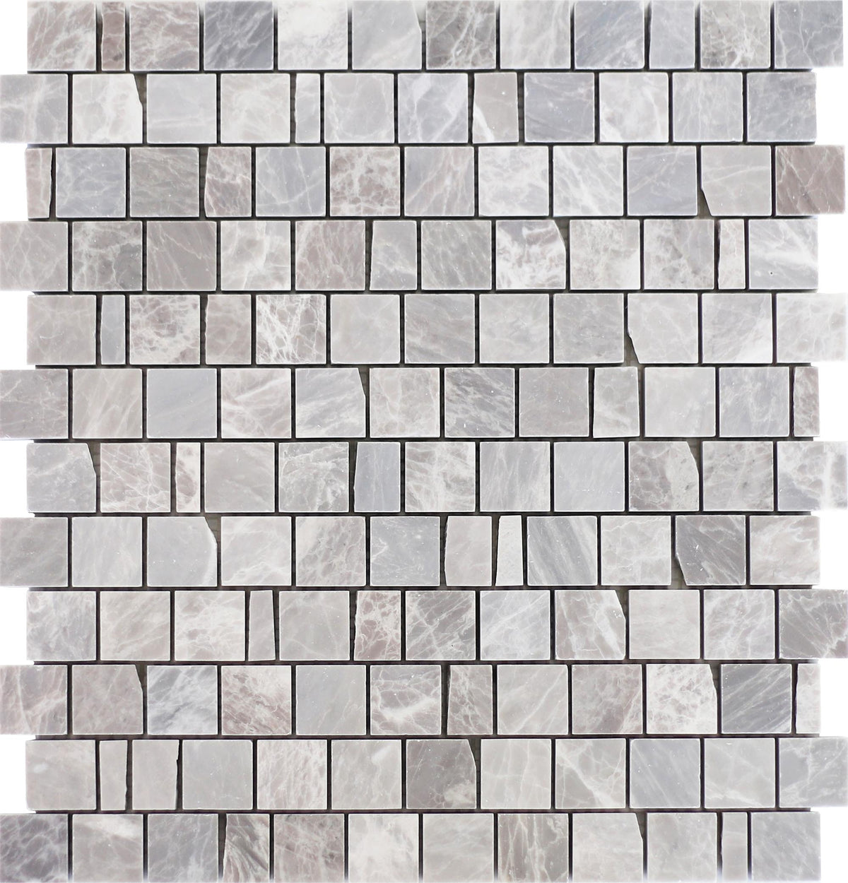 Nordic Grey Broken Joint 005 Honed Mosaic