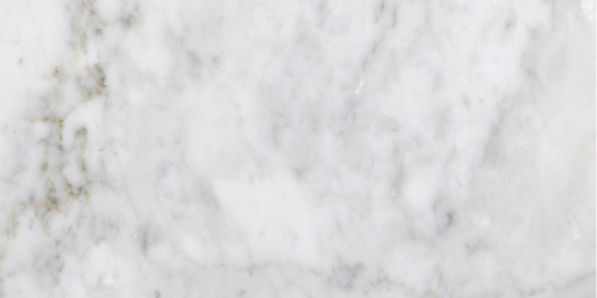 Bianco Carrara Honed 6&#39;&#39; x 12&#39;&#39;  x 3/8&#39;&#39; Field Tile