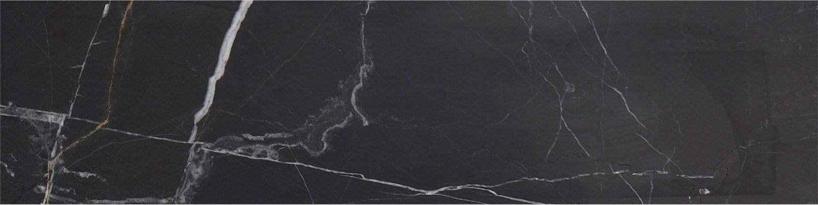 Black Silk Polished 3'' x 12''  x 3/8'' Field Tile Field Tile 