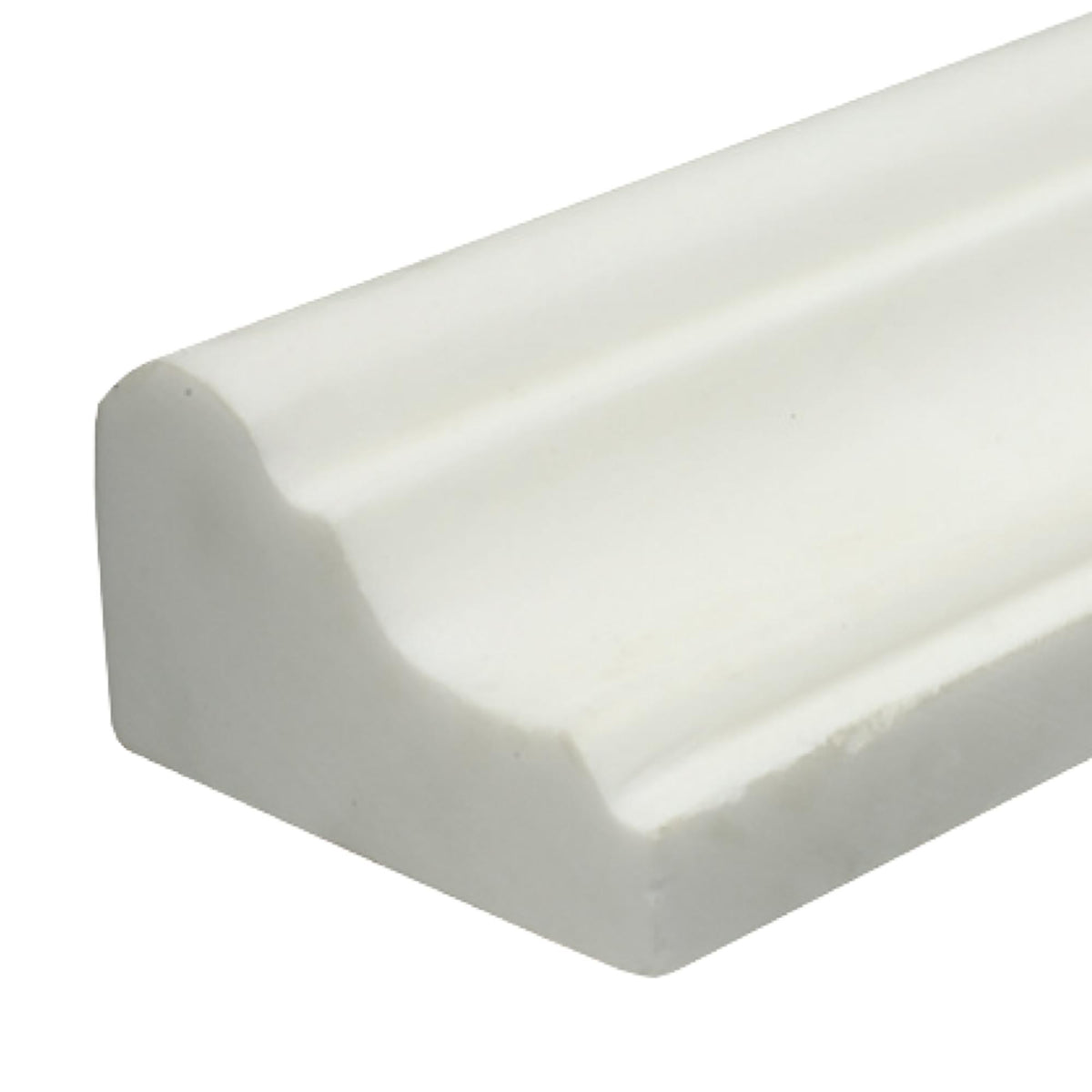 Glacier White Honed Cornice  Molding