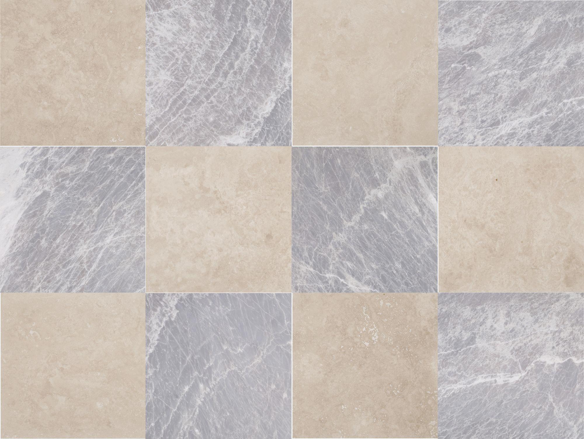 Altura Stone and TileClassic Light CC Honed & Nordic Grey Honed 18'' x ...