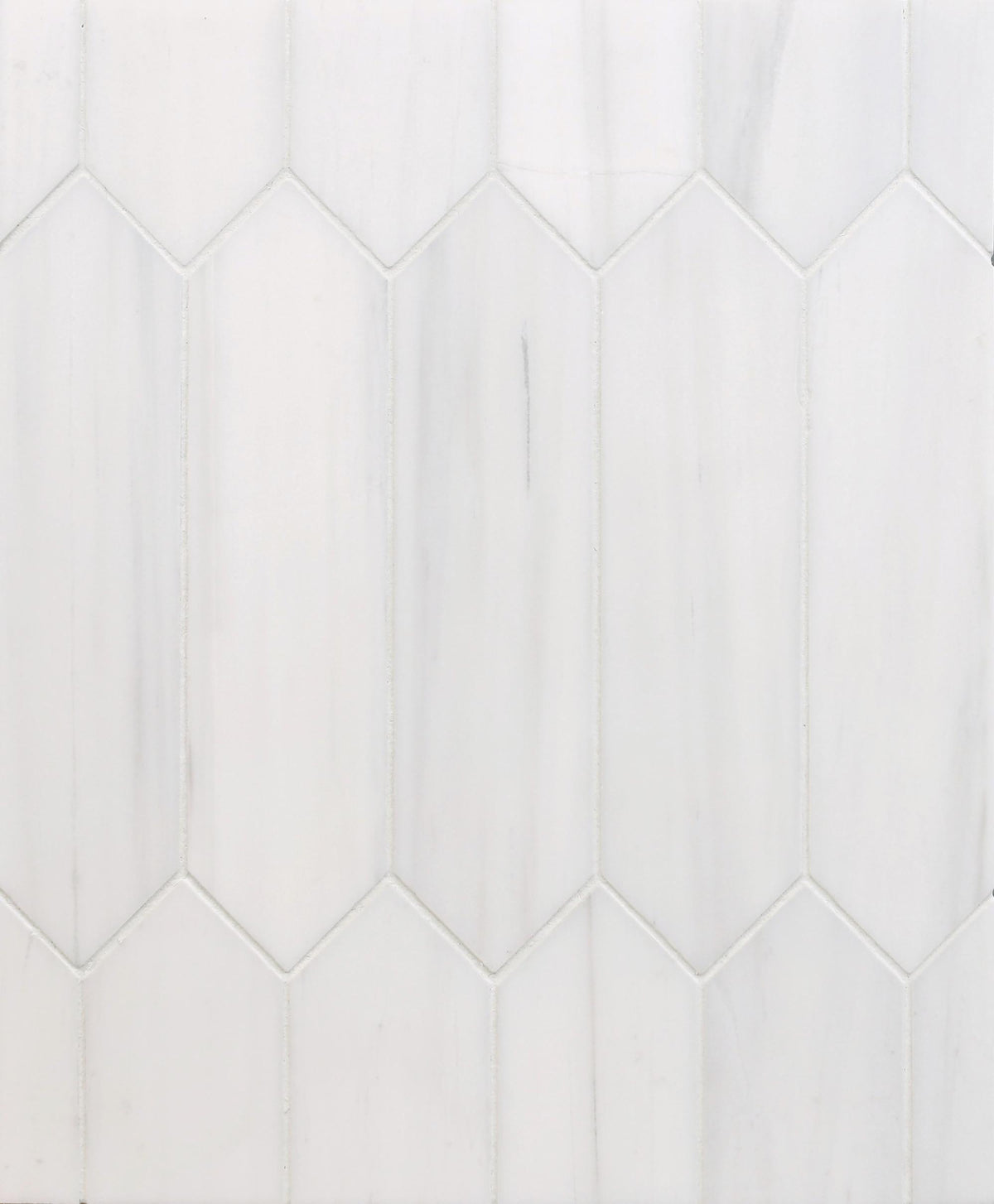 Glacier White Picket 2&#39;&#39;x8&#39;&#39; Honed Mosaic