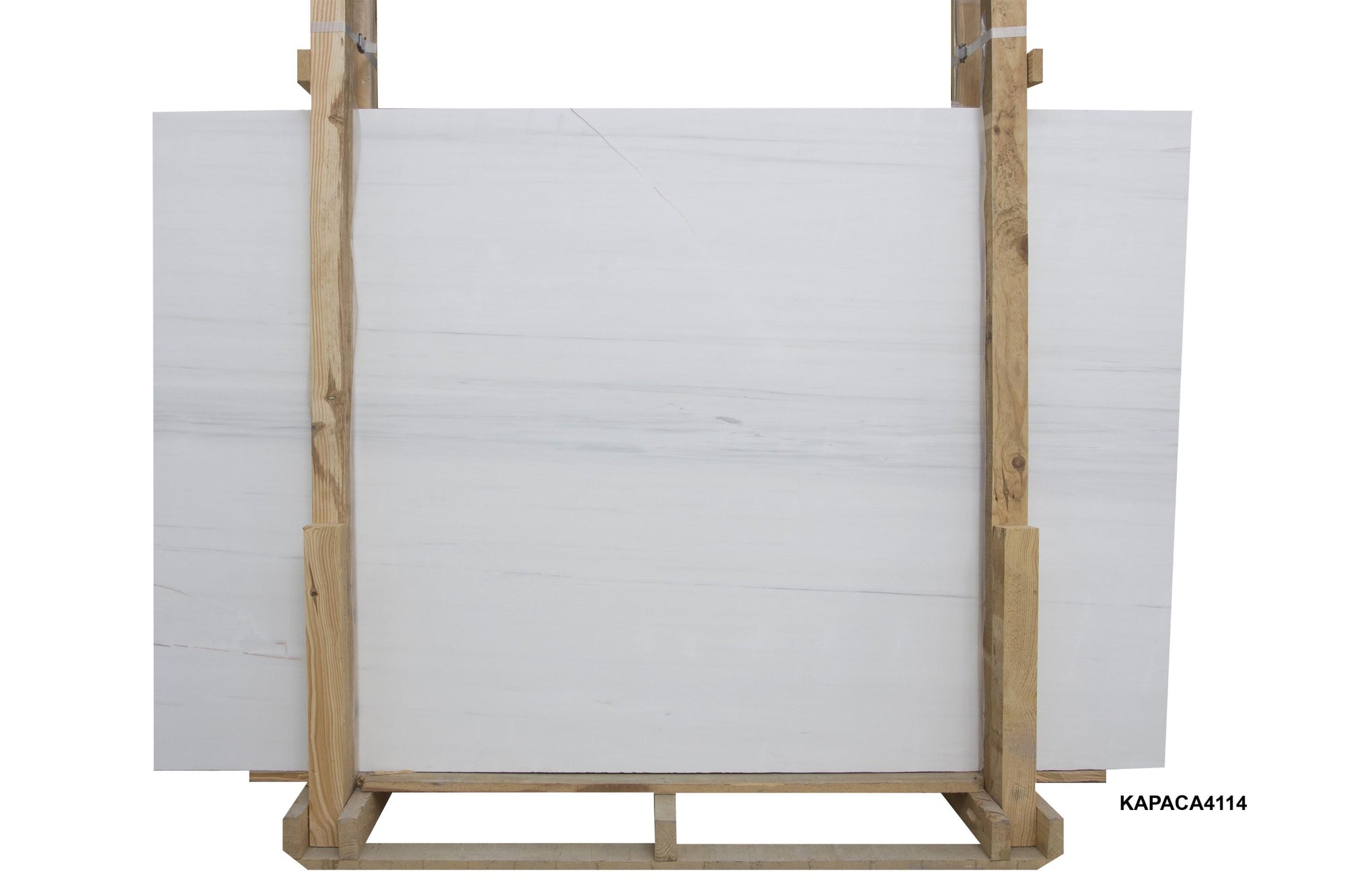 Glacier White Honed 3CM Slab # CA4114 Building Materials Glacier White Marble Slab