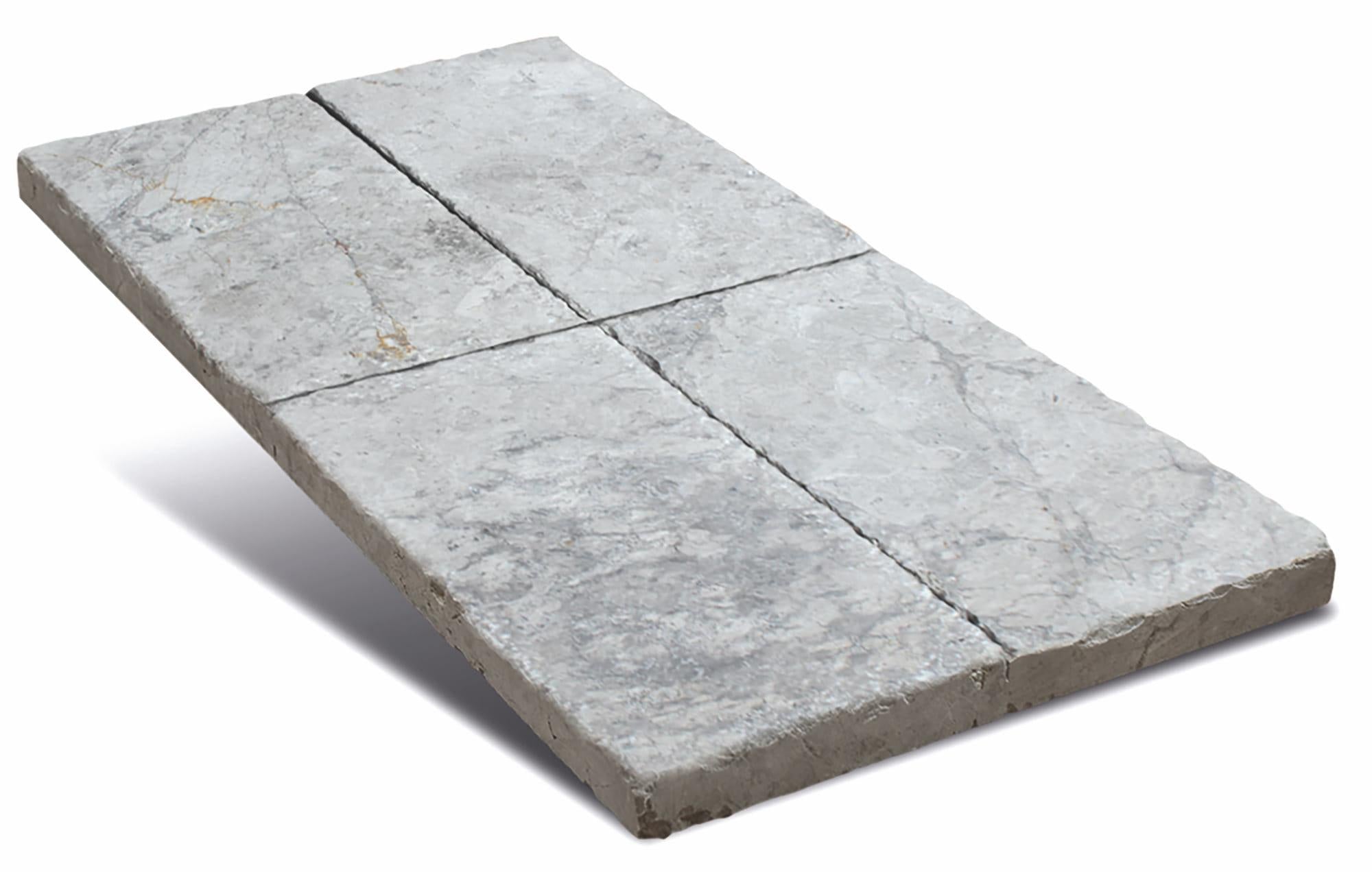 Ocean Grey Brushed and Chiseled 6'' x 12''  x 1-1/4'' Paver Paver 