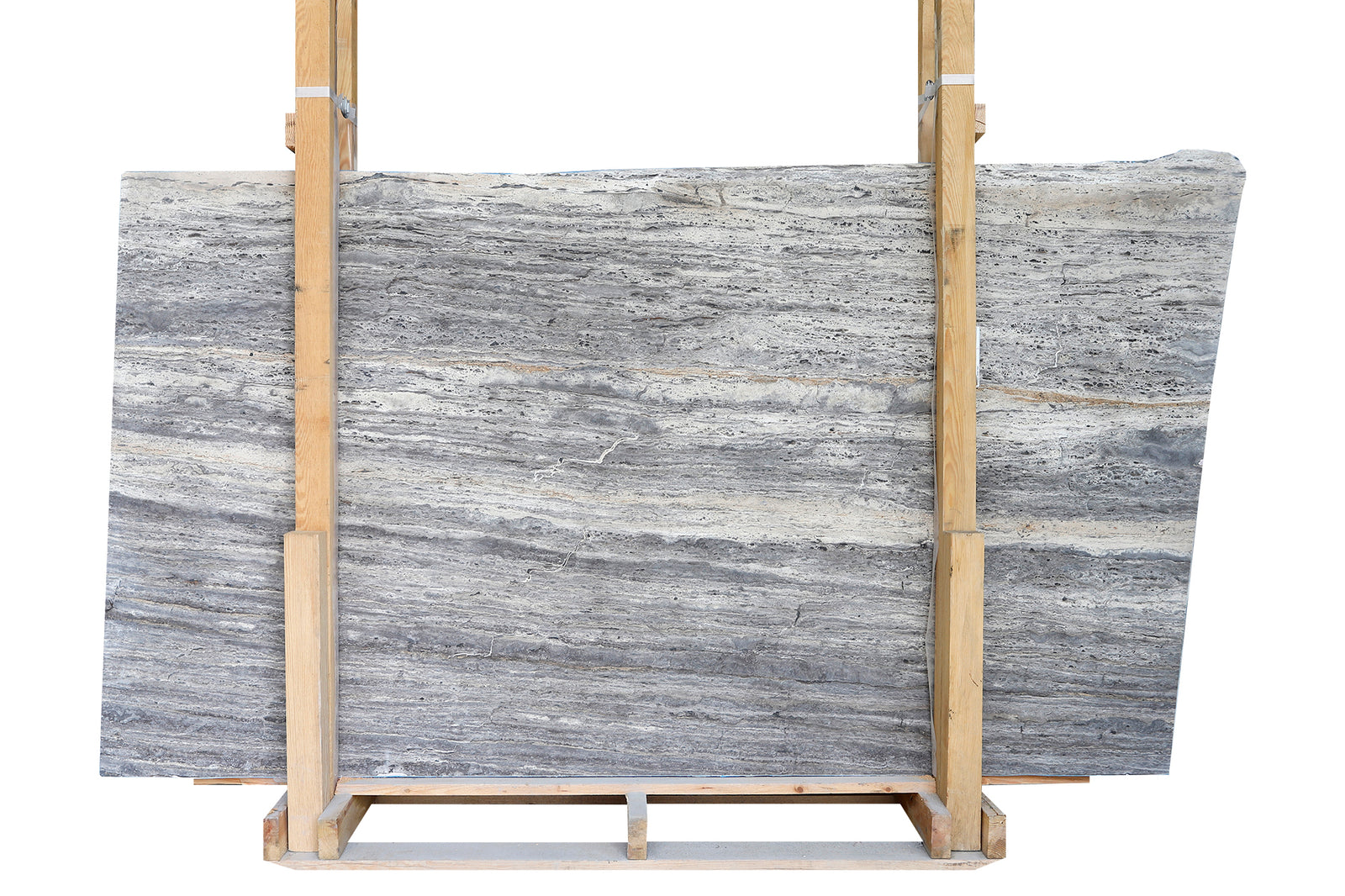 Silver Brown VC Honed 2CM Slab # CA5186 Building Materials 