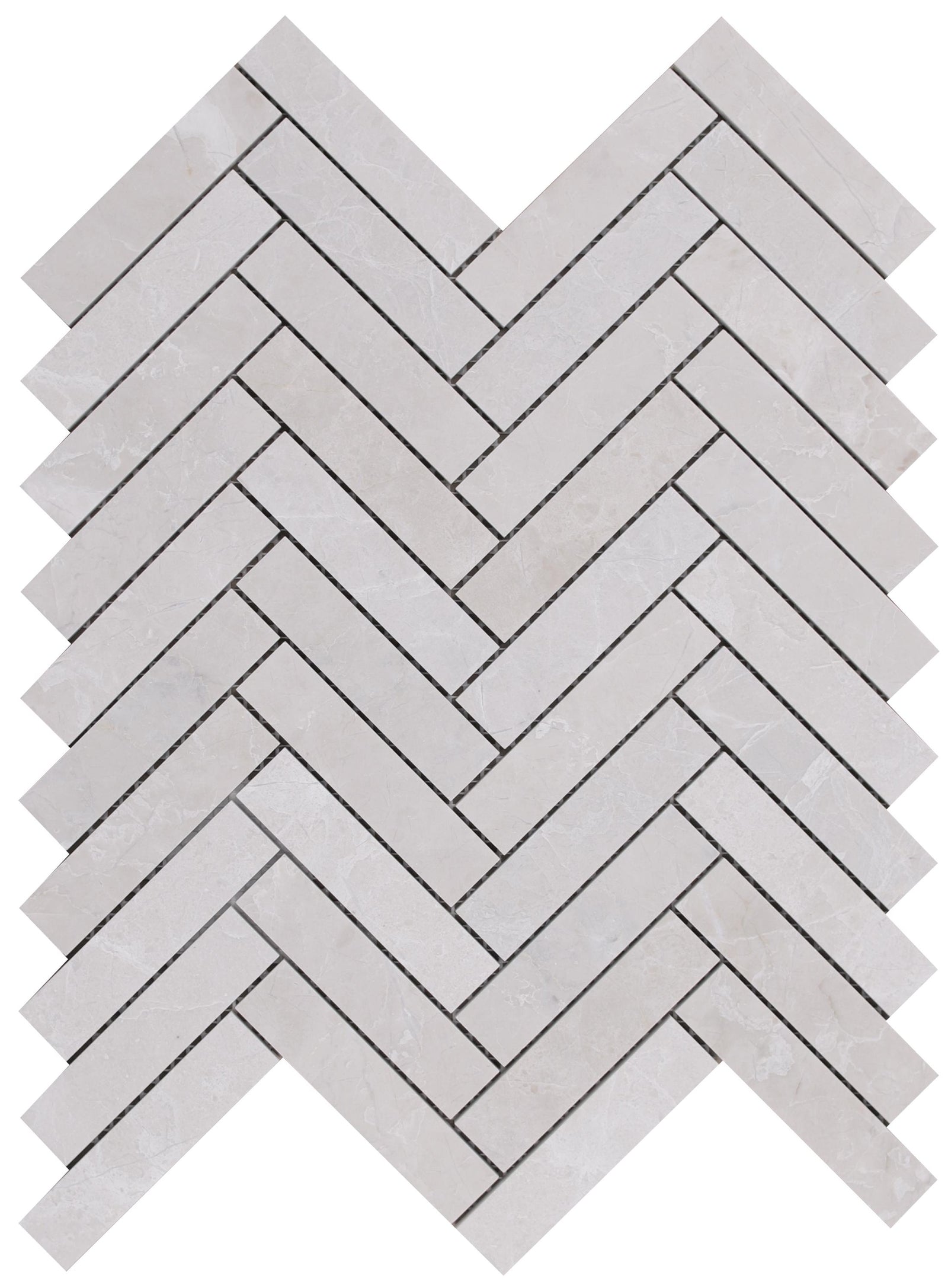 Moon Cream Herringbone 1''x4'' Honed Mosaic Mosaic 