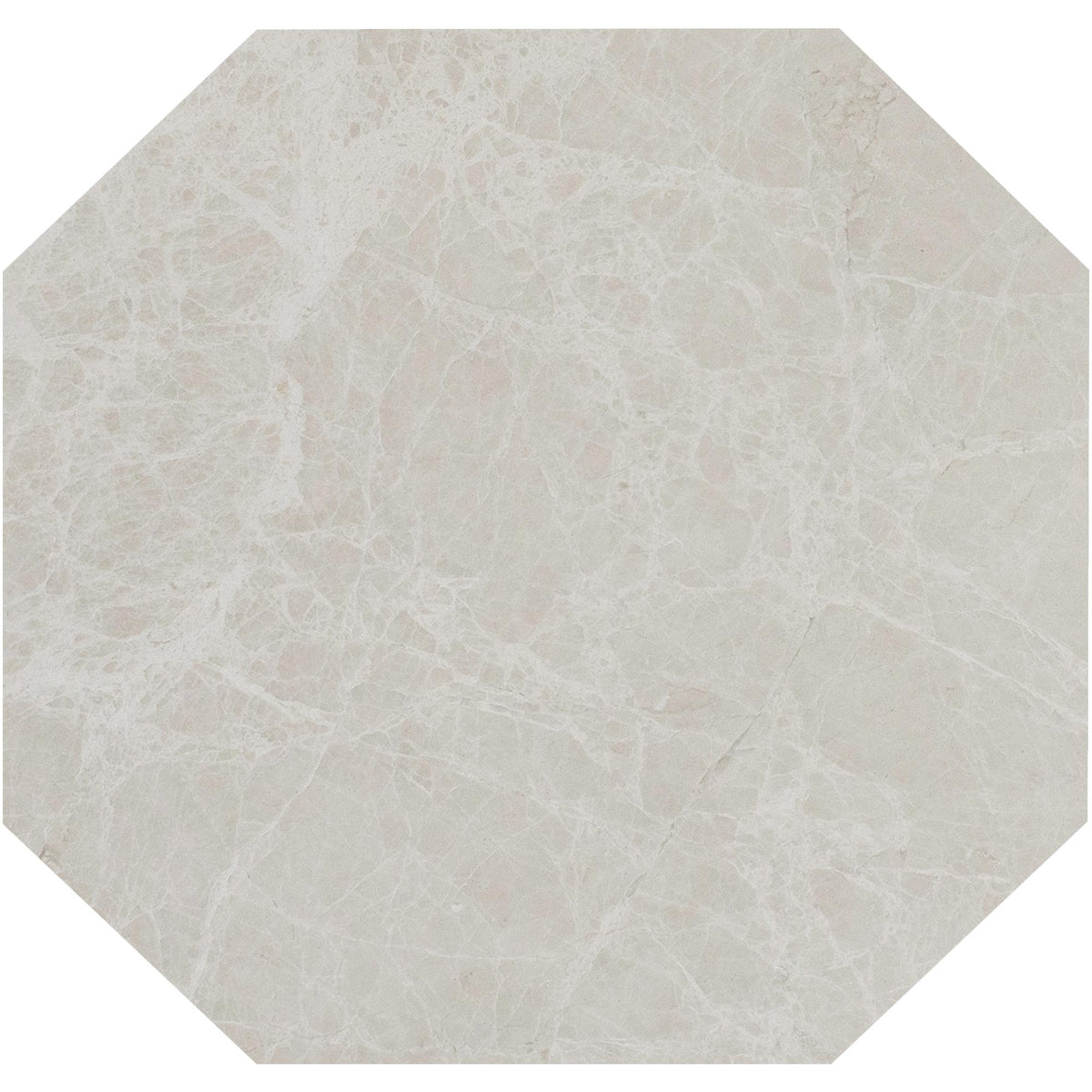 Vanillish Pearl Honed Octagon 12&#39;&#39; 3/8&#39;&#39; Field Tile Field Tile 