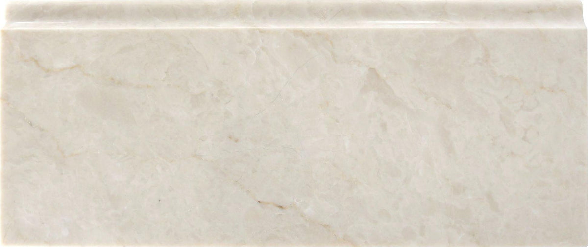 Crema Ella Polished Threshold Double Side Beveled 4&#39;&#39; x 36&#39;&#39;  Molding Molding Crema Ella Threshold Double Side Beveled 4&#39;&#39; x 36&#39;&#39; Marble Molding