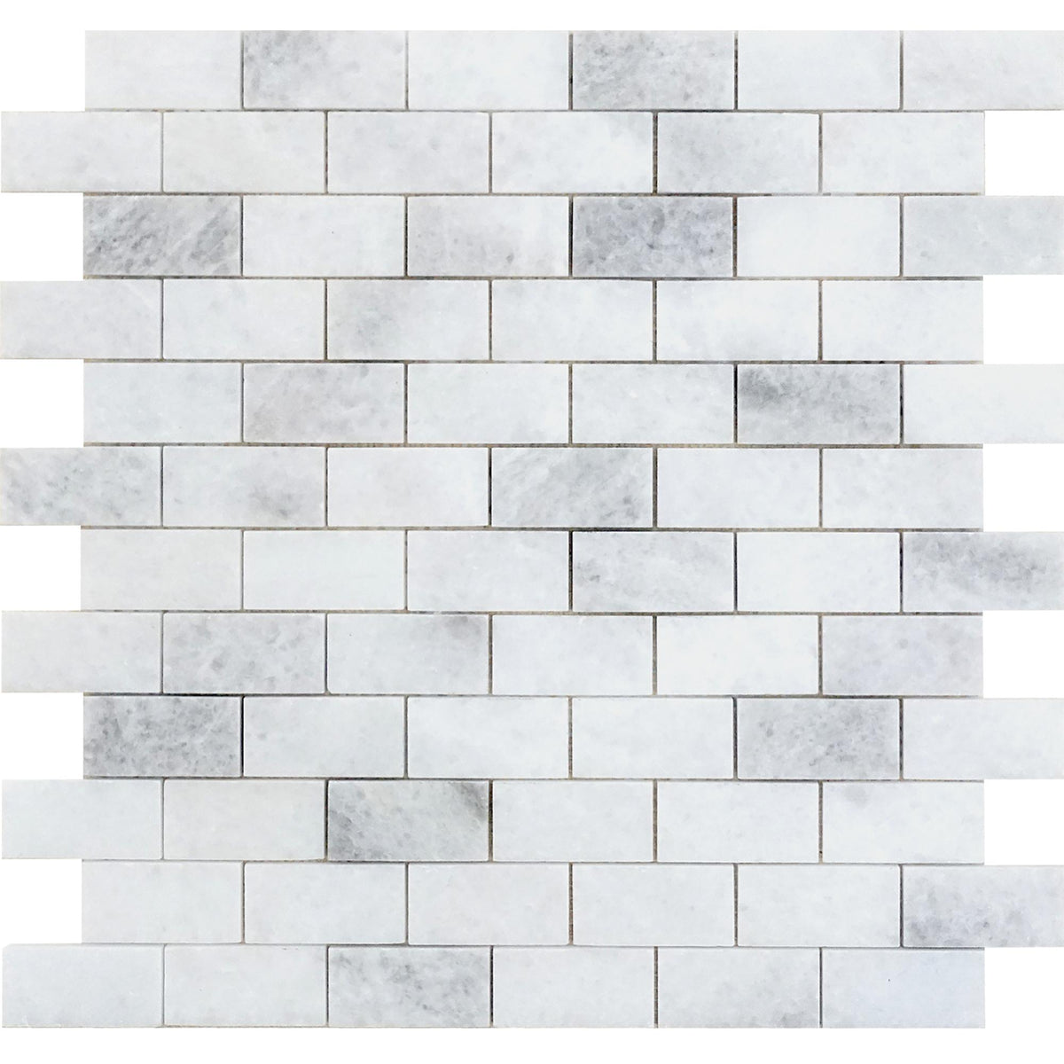 Biarritz White 1&#39;&#39;x2&#39;&#39; Polished Mosaic