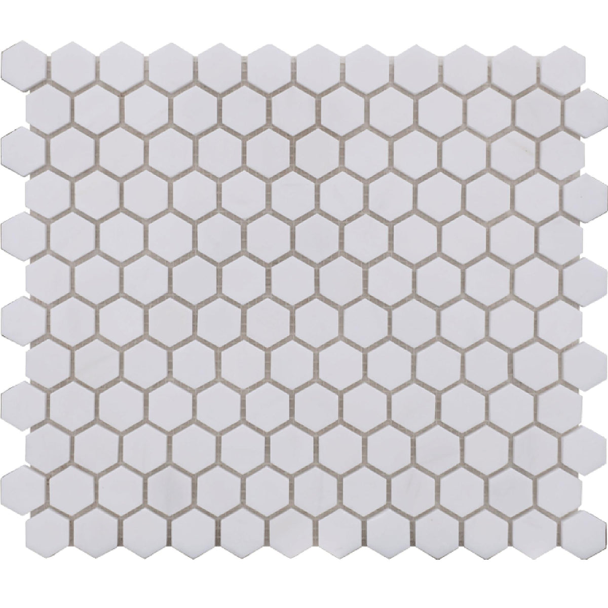 Glacier White Hexagon 1&#39;&#39; Polished Mosaic