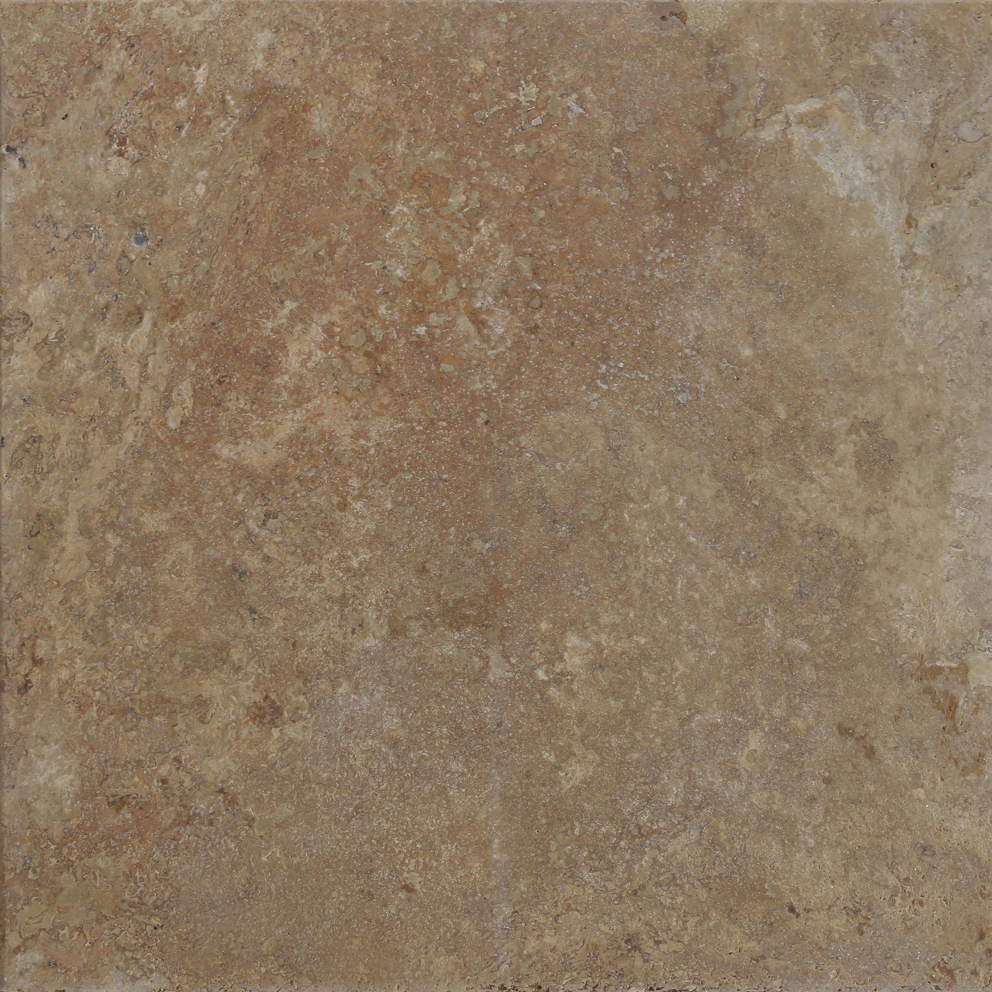 Kona Brown CC Brushed and Chiseled 24'' x 24''  x 1-1/4'' Paver Paver Kona Brown CC 24'' x 24'' Travertine Paver