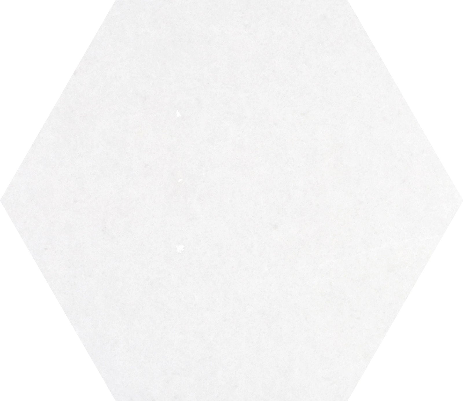 Snow White Honed Hexagon 10'' 3/8'' Field Tile Field Tile 