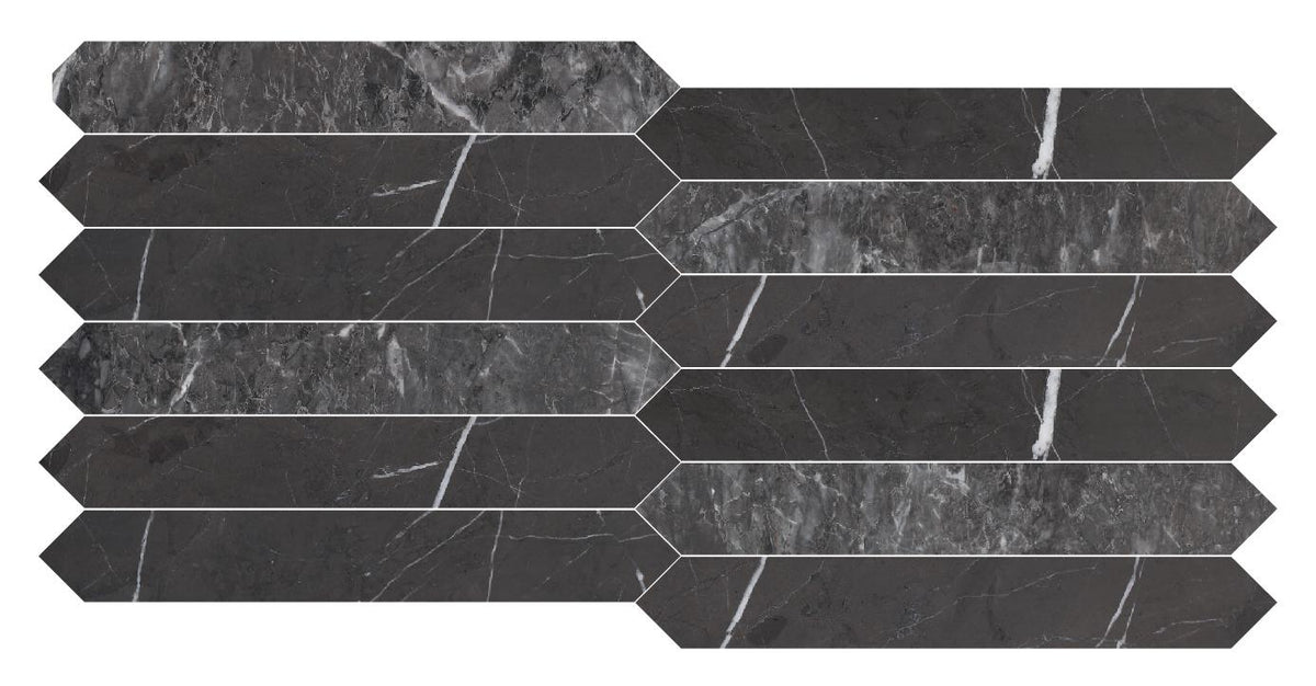 Lovina Grey Honed Picket 2&#39;&#39;x12&#39;&#39; 3/8&#39;&#39; Field Tile &amp; Mount Grey Plain Honed Picket 2&#39;&#39;x12&#39;&#39; 3/8&#39;&#39; Field Tile | Picket Field Tile