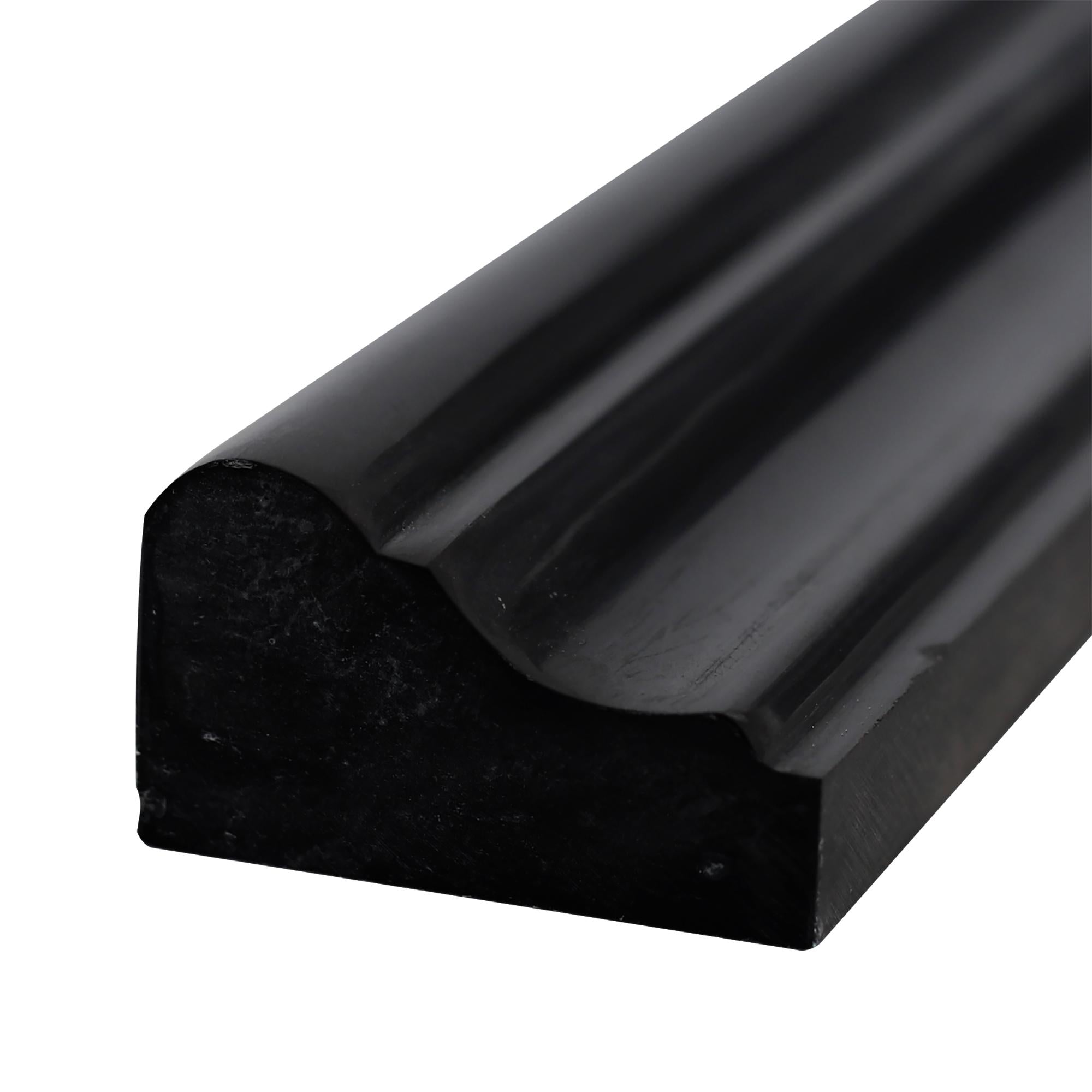 Black Silk Honed Cornice  Molding Molding Black Silk Cornice Marble Molding