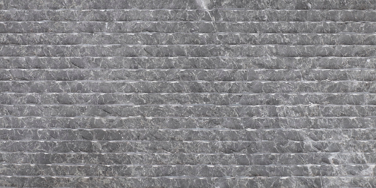 Lovina Grey Rustic Chiseled Small 12'' x 24''  x 3/4'' Field Tile