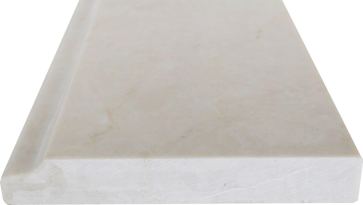 Crema Ella Polished Threshold Double Side Beveled 4&#39;&#39; x 36&#39;&#39;  Molding Molding Crema Ella Threshold Double Side Beveled 4&#39;&#39; x 36&#39;&#39; Marble Molding