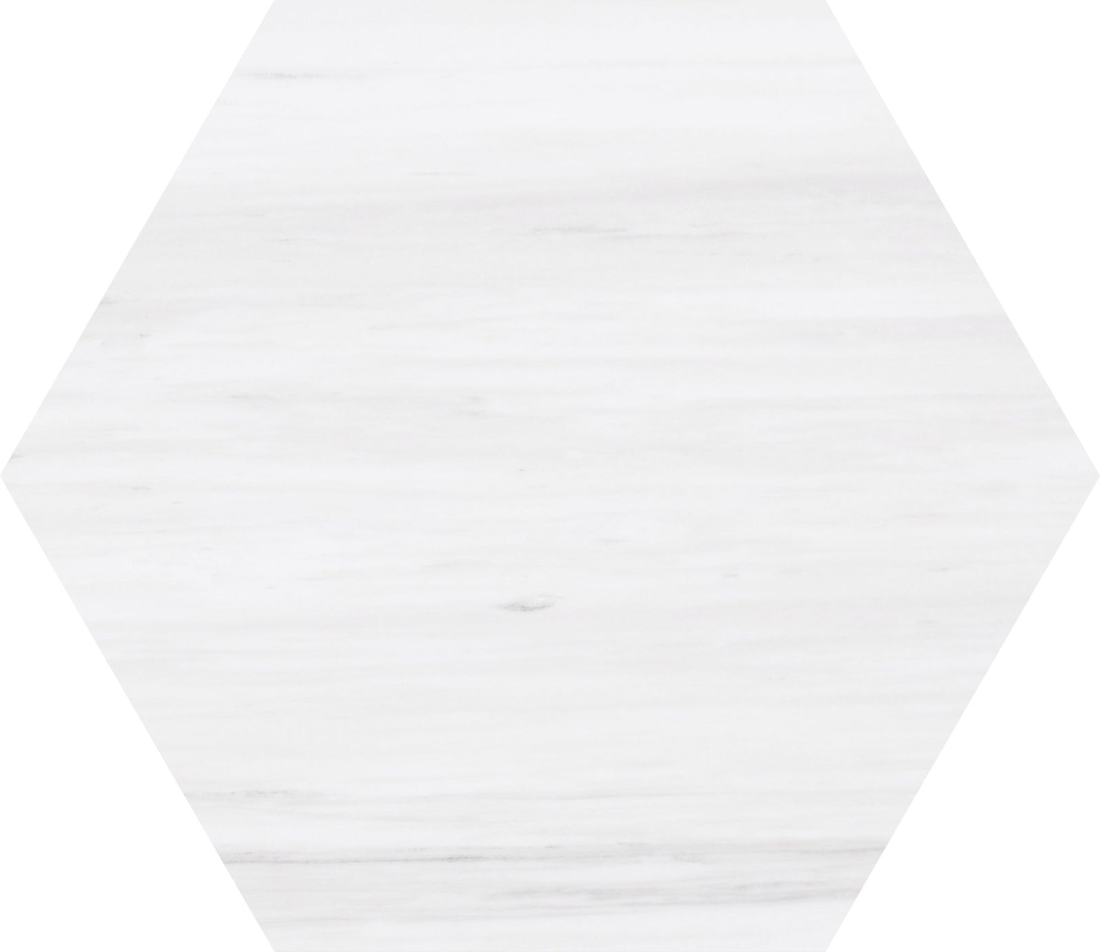 Glacier White Honed Hexagon 10''  x 3/8'' Field Tile Building Materials 