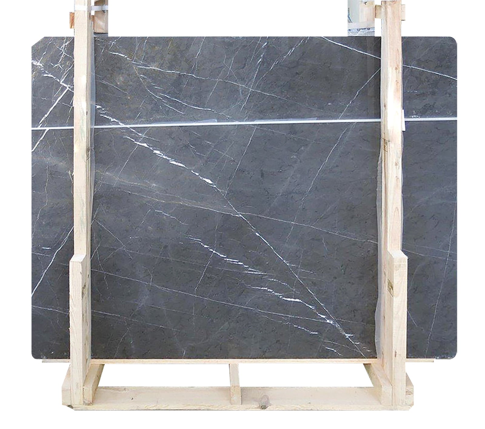 Mount Grey Plain Polished 3CM Slab # F8941 Building Materials 