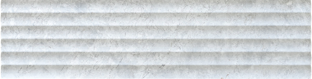 Tundra Grey Honed Flute-Out 6'' x 24''  x 1/2'' Field Tile