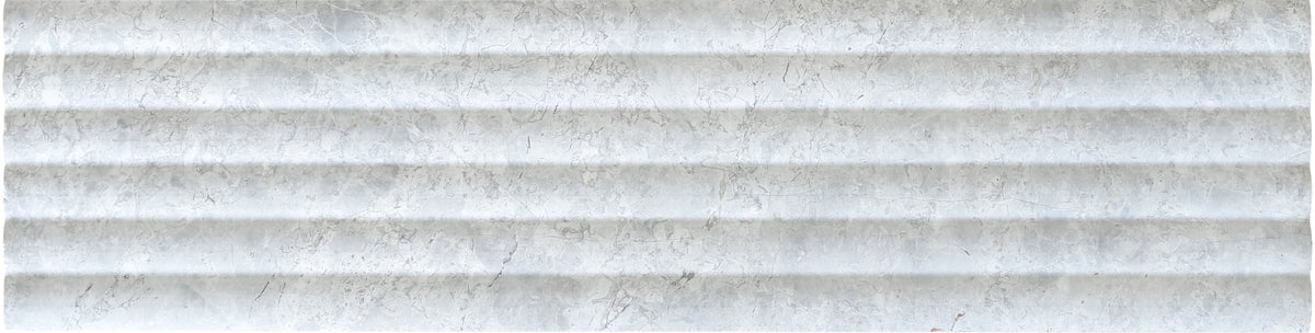 Tundra Grey Honed Flute-In 6'' x 24''  x 1/2'' Field Tile