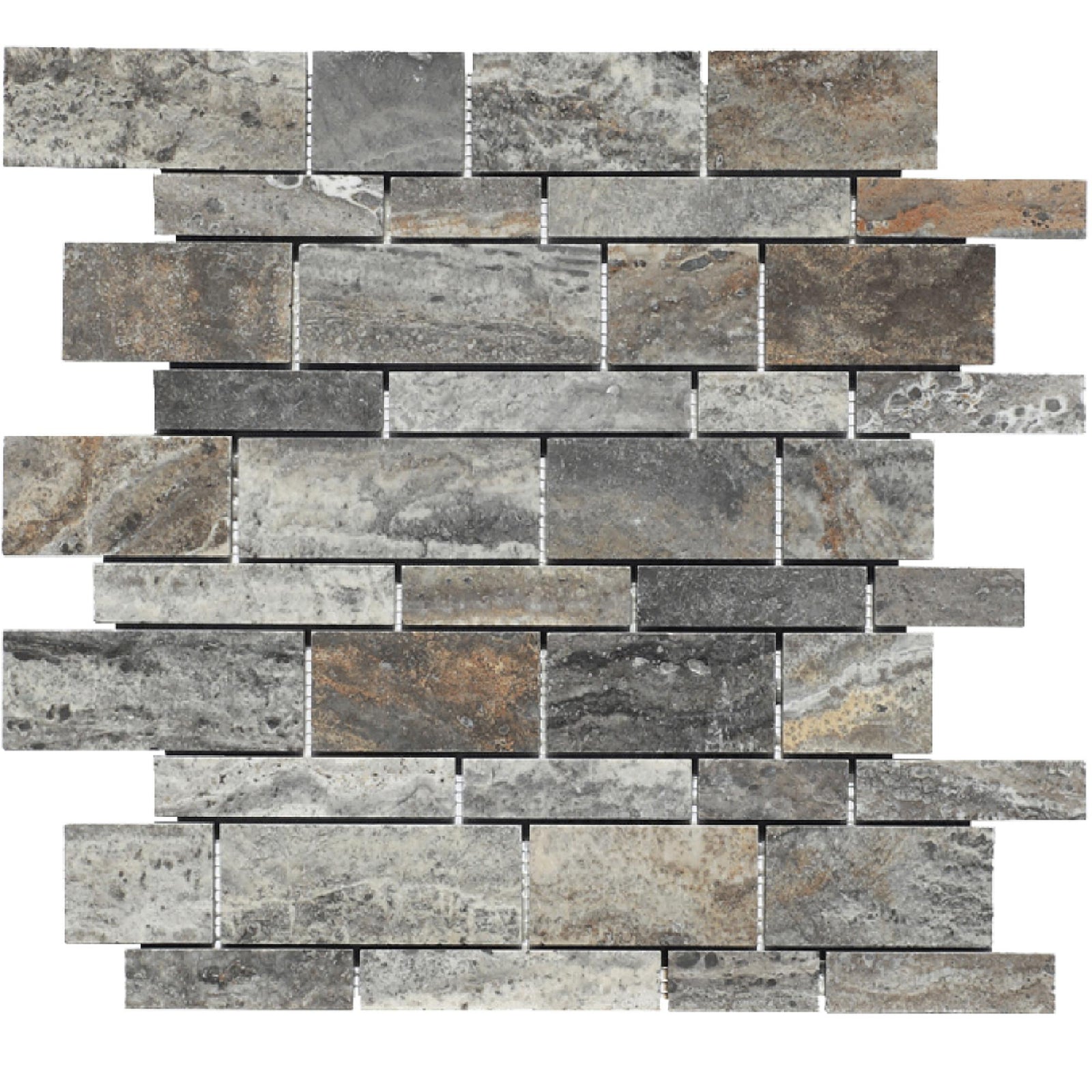 Silver Rustic CC Tour de Sierra Honed Mosaic Mosaic 