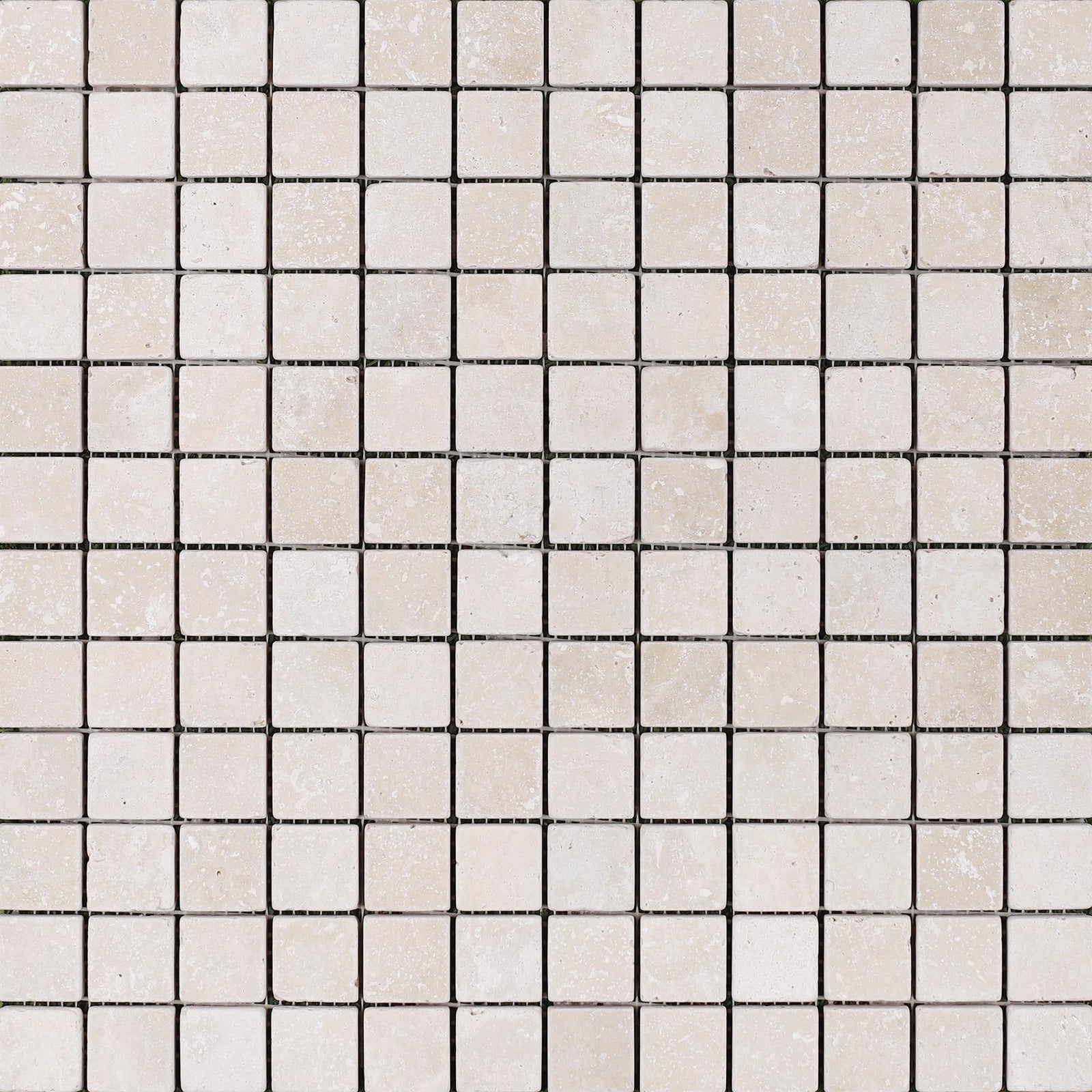 Classic Light CC 1''x1'' Tumbled Mosaic Mosaic 