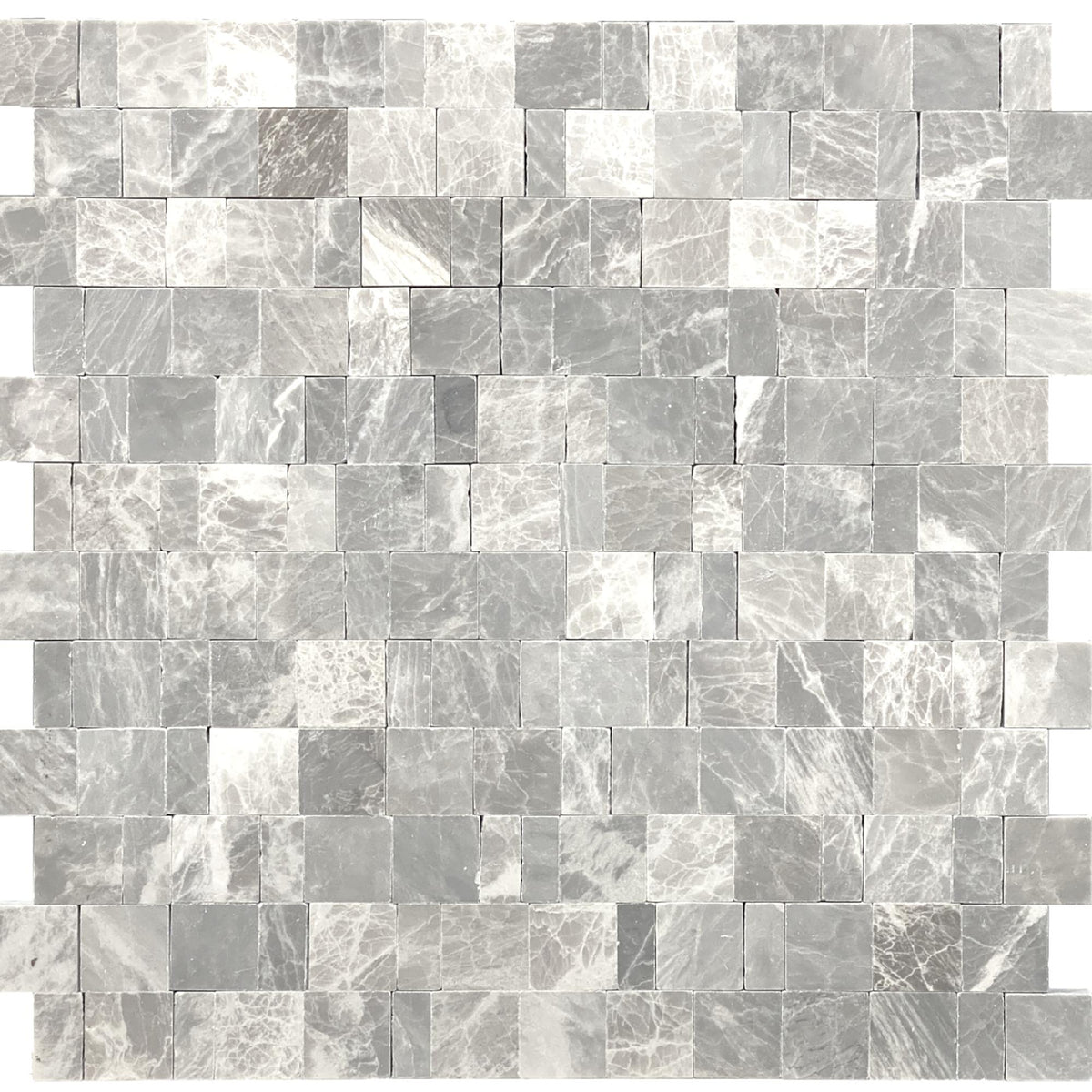 Nordic Grey Broken Joint 004 Honed Mosaic