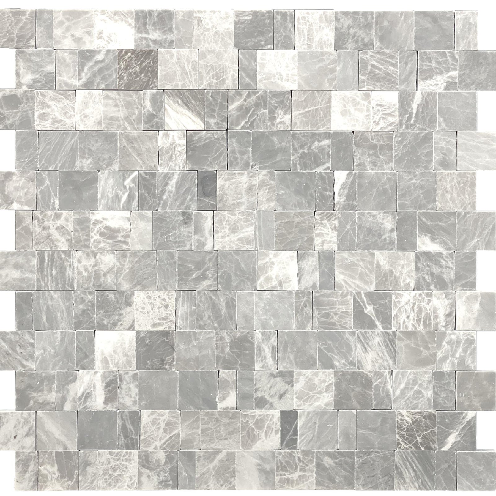 Nordic Grey Broken Joint 004 Honed Mosaic Mosaic 