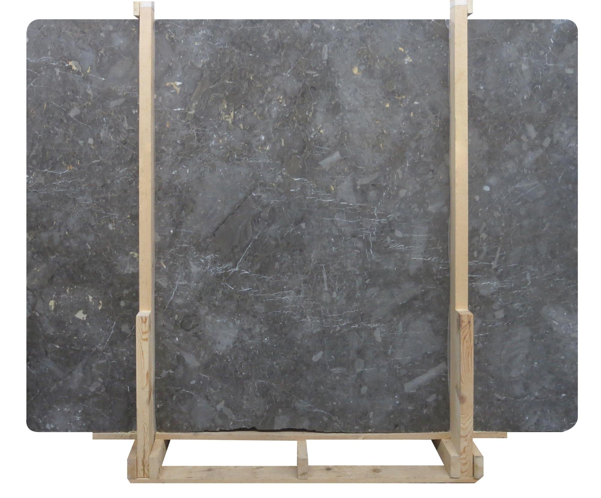 Caribbean Grey Polished 2CM Slab # N7413 Building Materials 