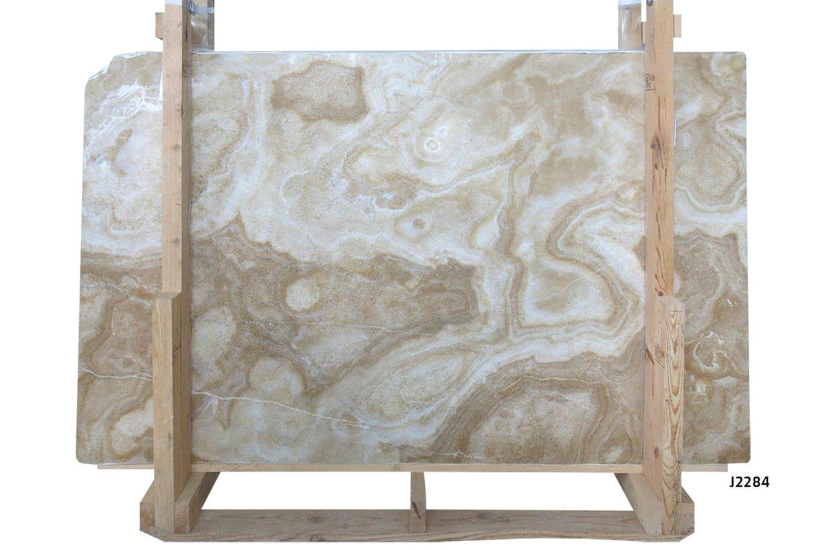 Honey Onyx Polished 2CM Slab # MG777