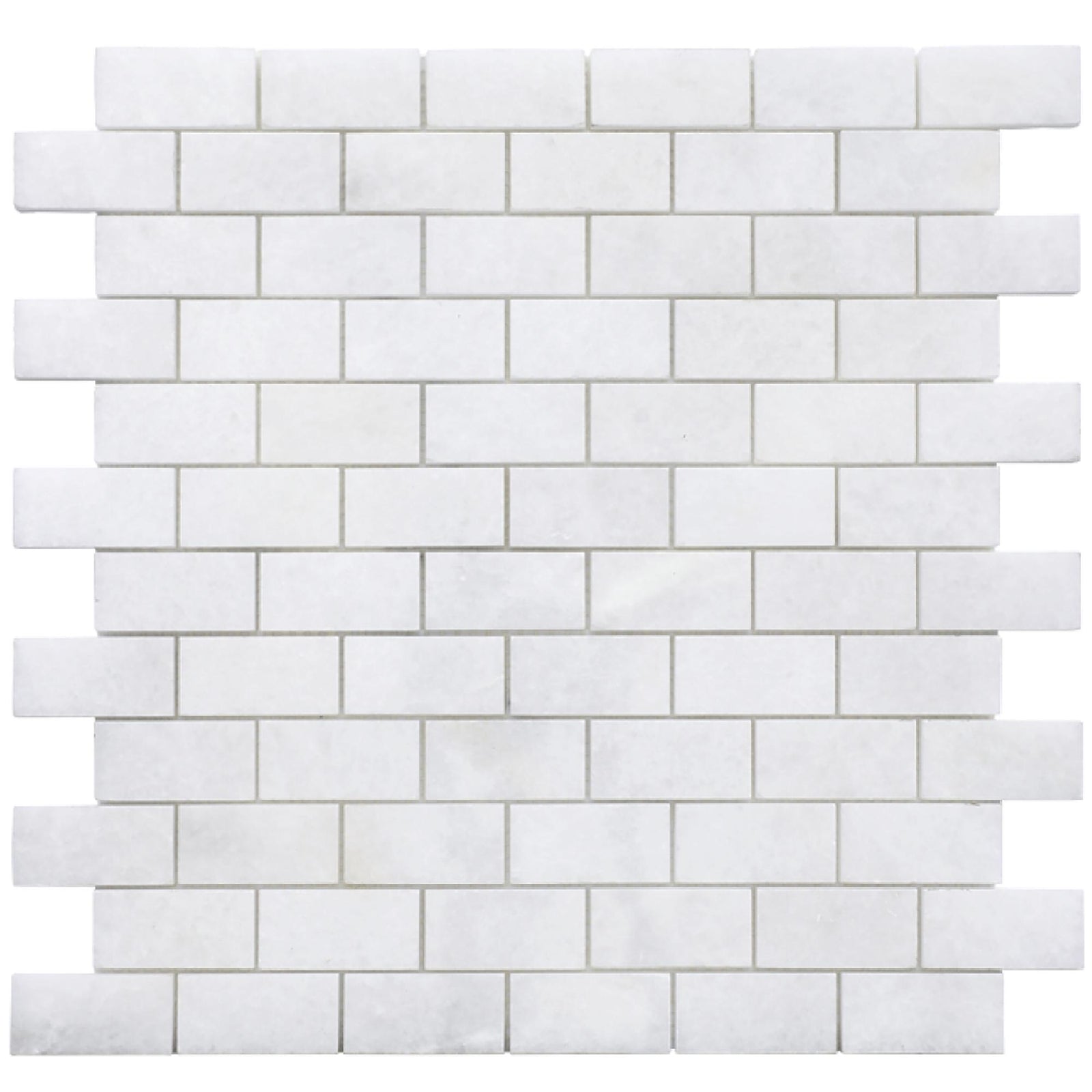 Snow White 1''x2'' Honed Mosaic Mosaic 