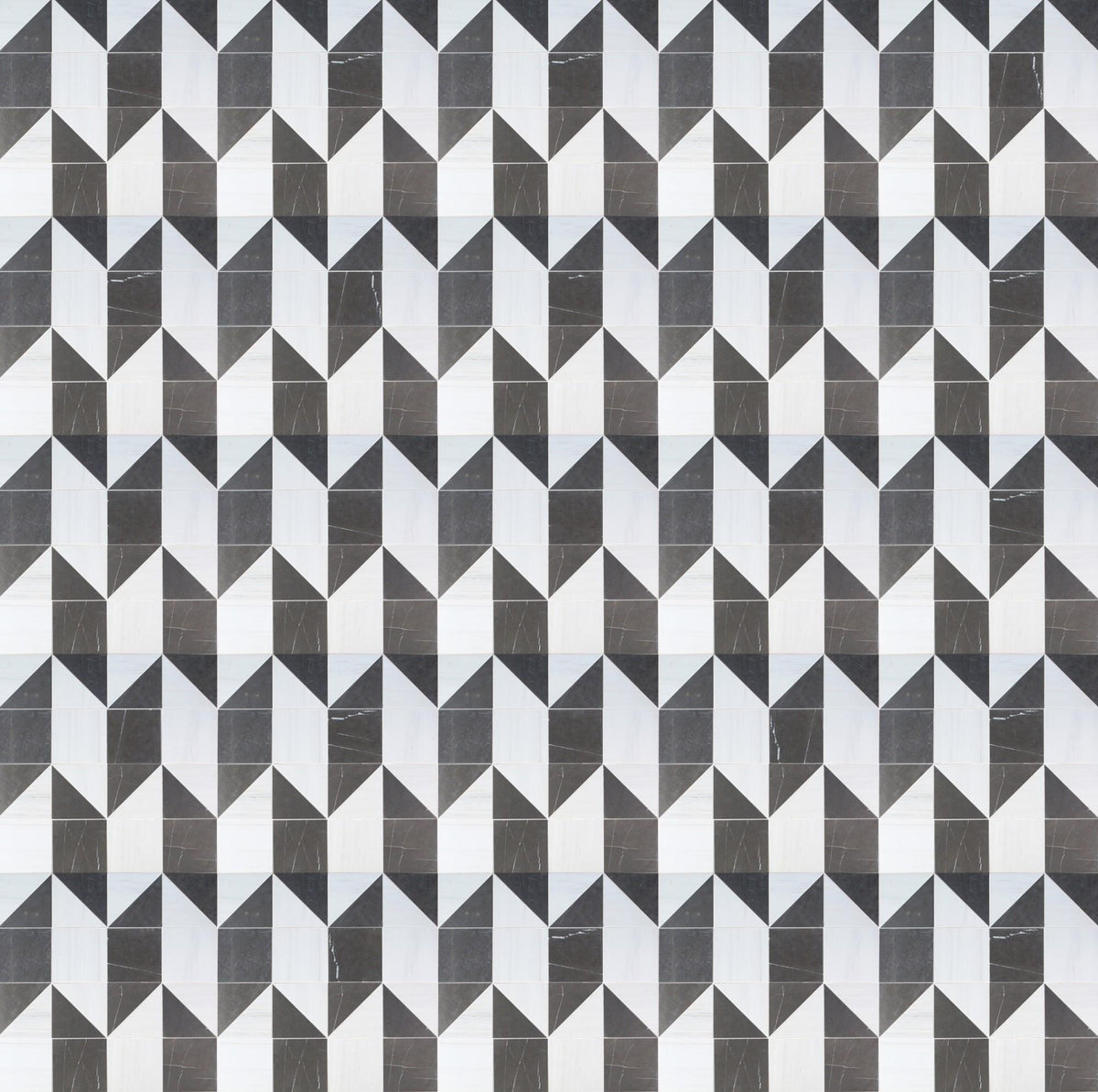 Mount Grey Plain Honed Diamond Triangle 3/8&#39;&#39; Field Tile