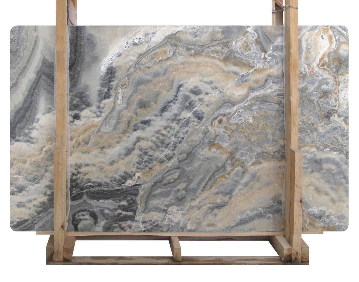 Dove Onyx Polished 2CM Slab # 15520025A