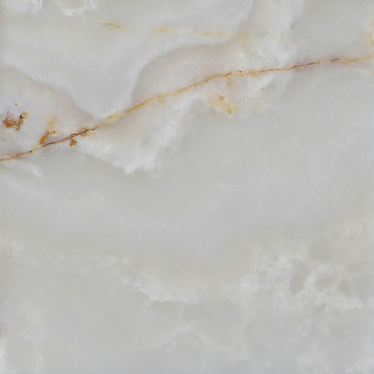 White Onyx Polished 12&#39;&#39; x 12&#39;&#39;  x 3/8&#39;&#39; Field Tile