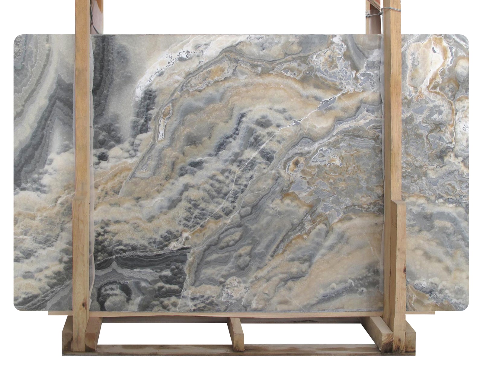 Dove Onyx Polished 2CM Slab # 15520025A Building Materials 