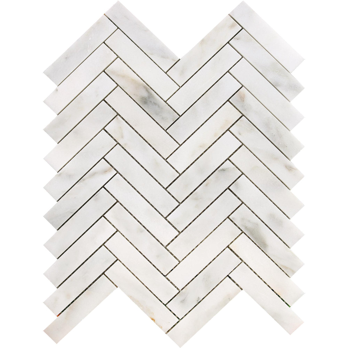 Calacatta Vida Herringbone 1&#39;&#39;x4&#39;&#39; Honed Mosaic