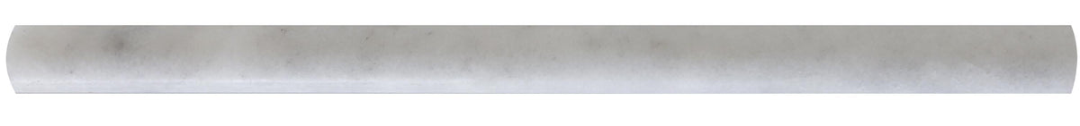 Bianco Carrara Honed Pencil  Molding