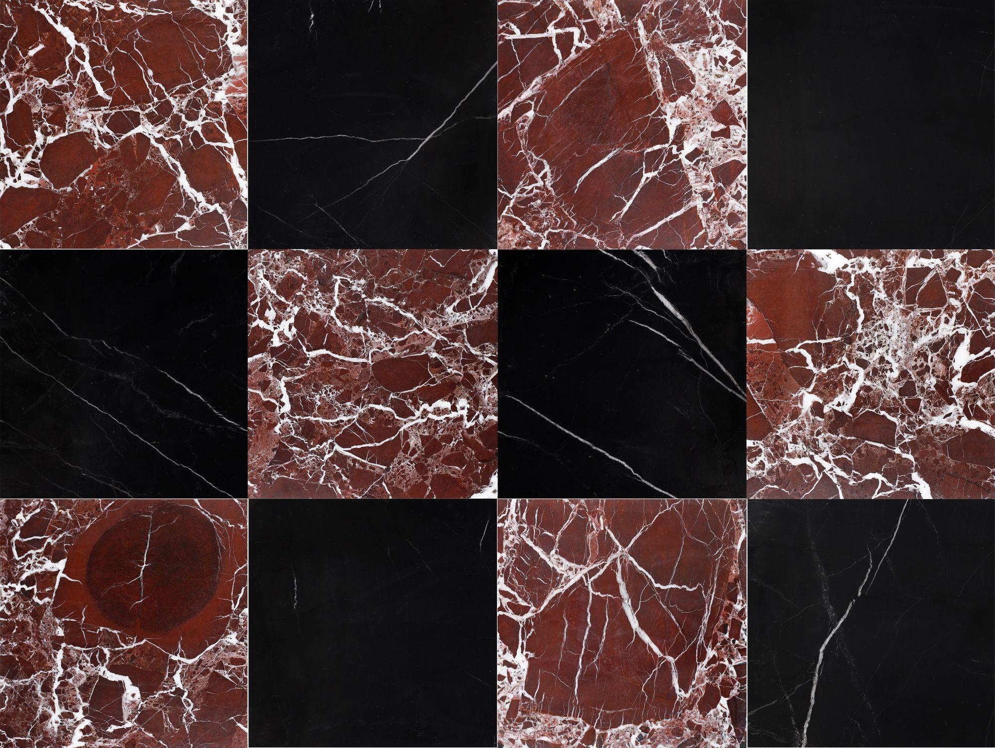 Altura Stone and TileBlack Silk Polished & Rosso Levanto Polished 12 ...