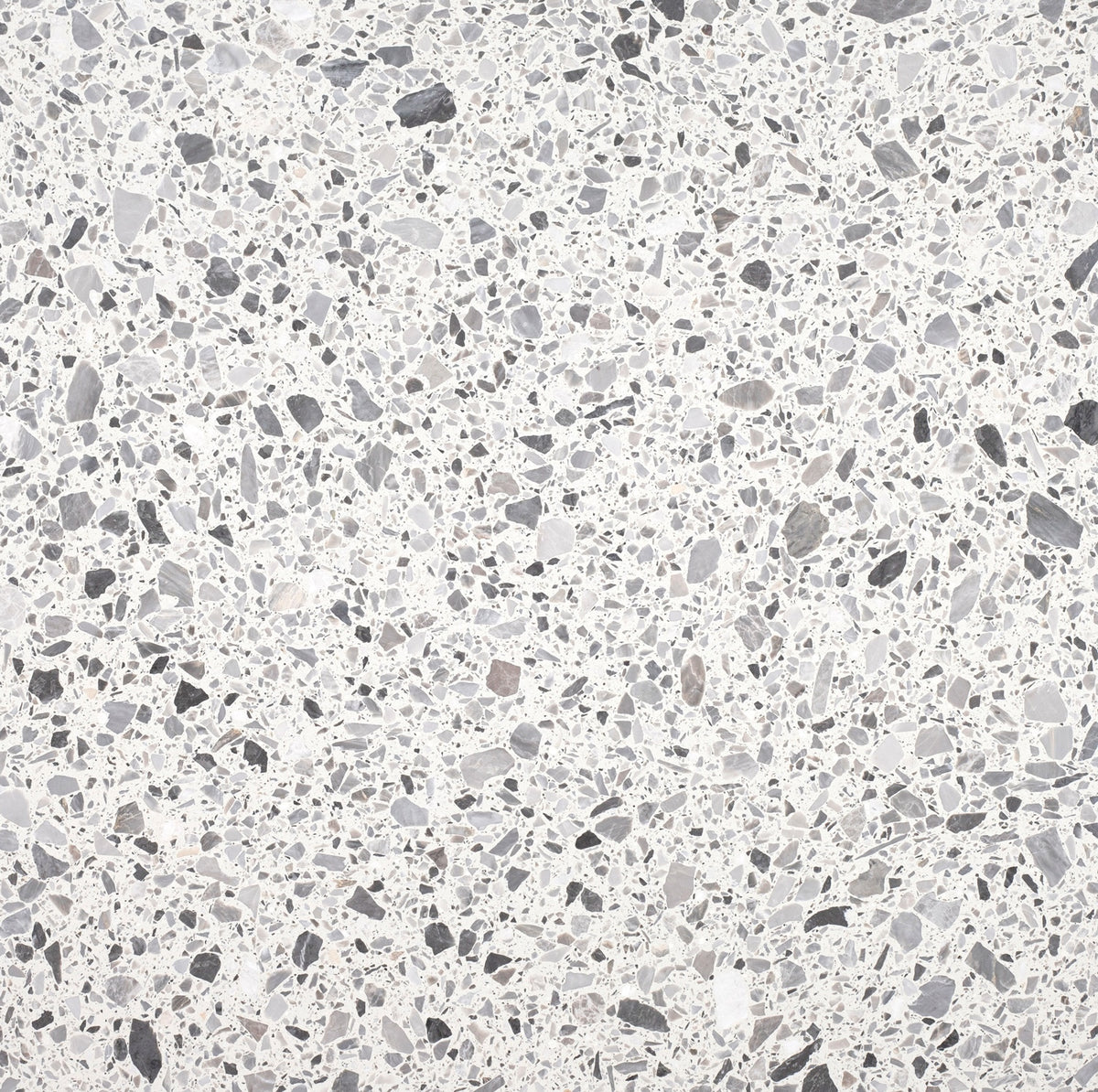 Nordic Grey Honed 24'' x 24''  x 1/2'' Terrazzo Field Tile #17