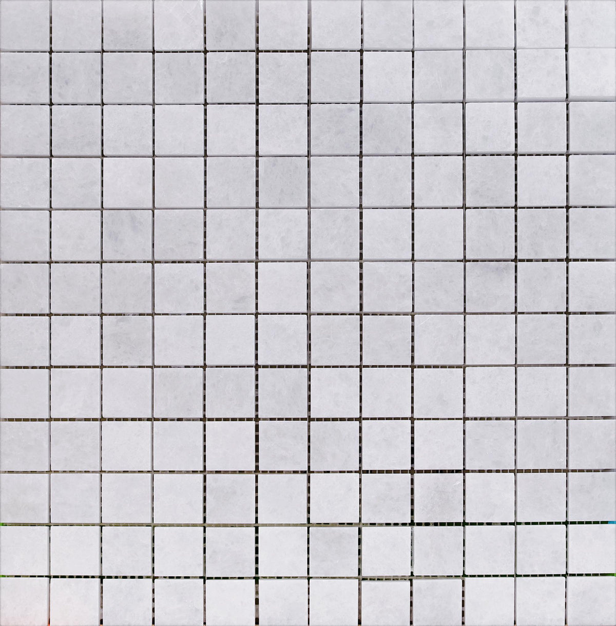 Biarritz White 1&#39;&#39;x1&#39;&#39; Honed Mosaic