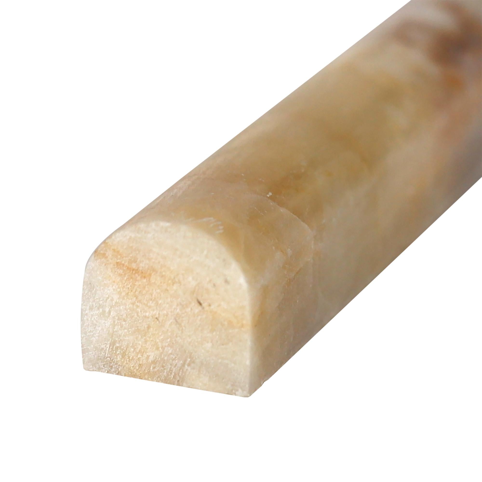 Amber Onyx Honed Pencil  Molding Molding Amber Onyx Pencil Onyx Molding