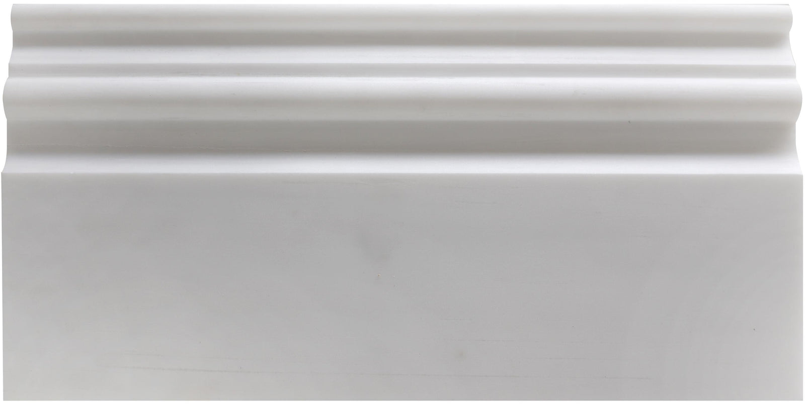 Glacier White Honed Base 6'' x 18''  Molding Molding 