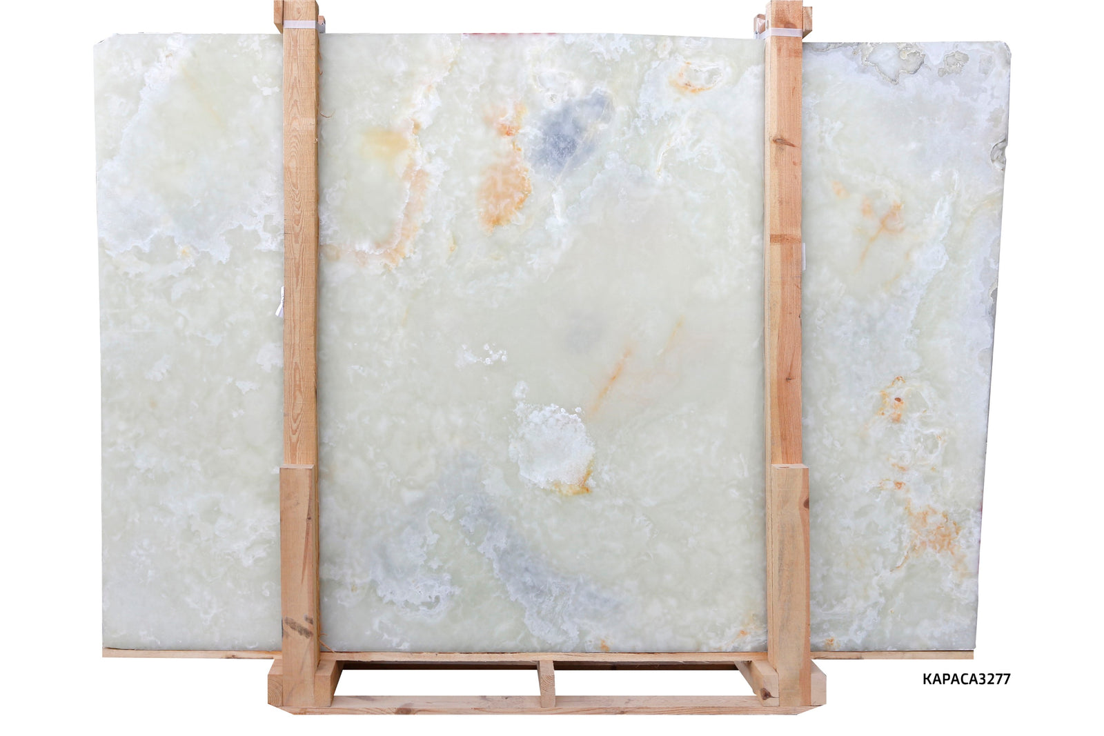 White Onyx Polished 2CM Slab # CA3277 Building Materials 