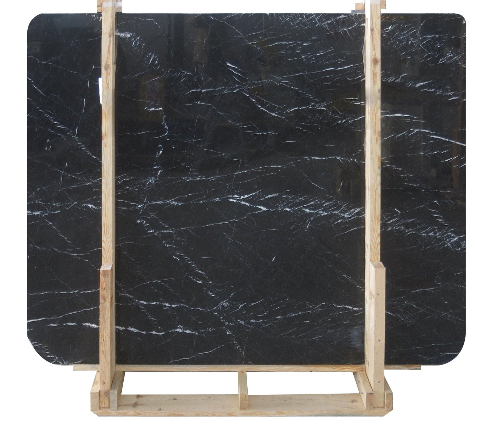 Black Silk Polished 2CM Slab # I8503 Building Materials 