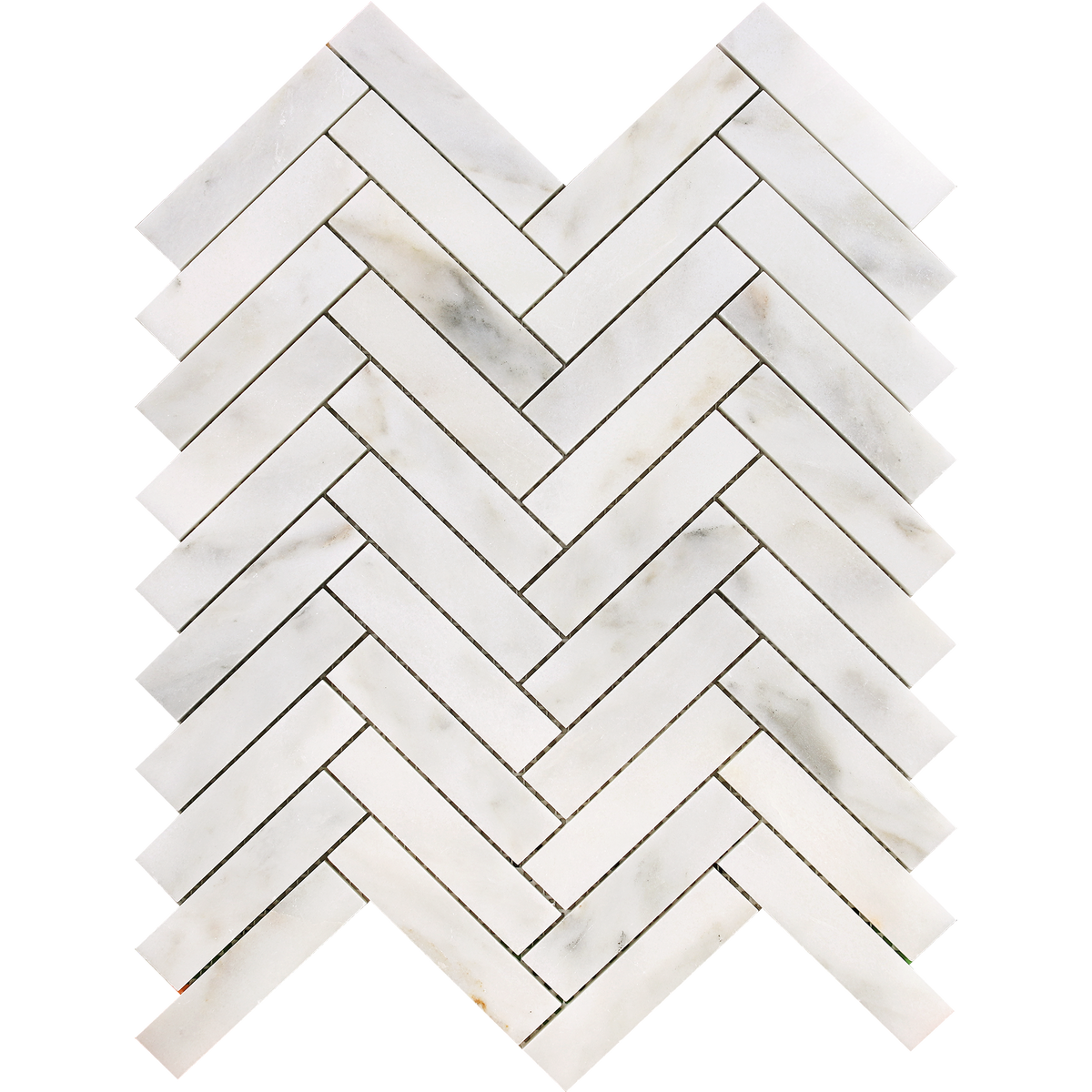 Calacatta Vida Herringbone 1''x4'' Honed Mosaic