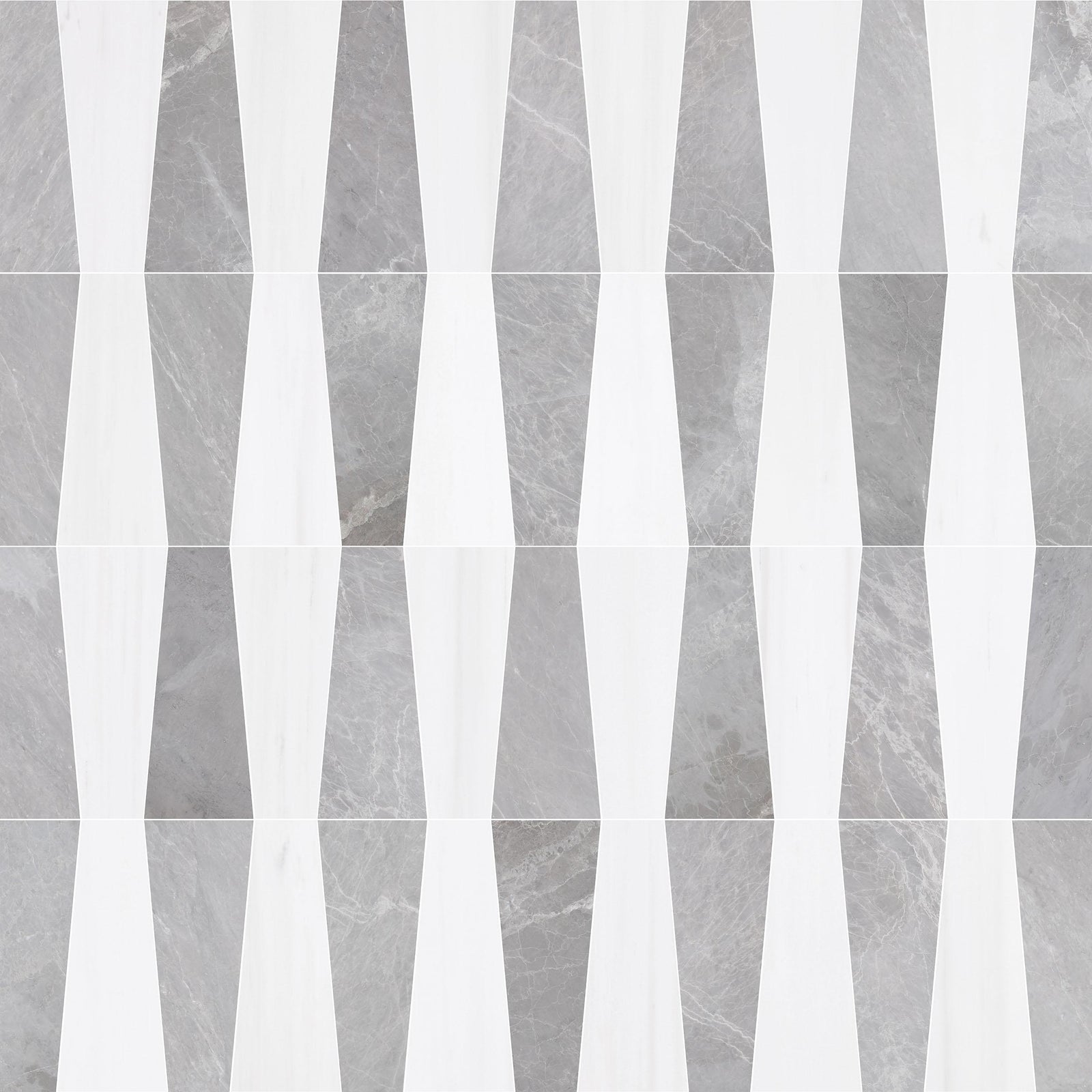 Earth Grey Honed Amalfi 3/8'' Field Tile & Glacier White Honed Amalfi 3/8'' Field Tile | Amalfi