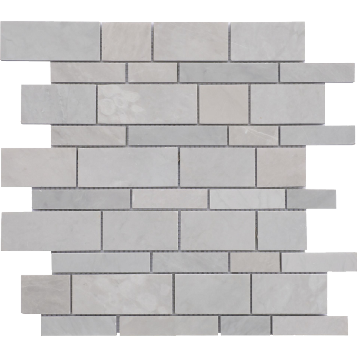 Ice Grey Tour De Grey Honed Mosaic