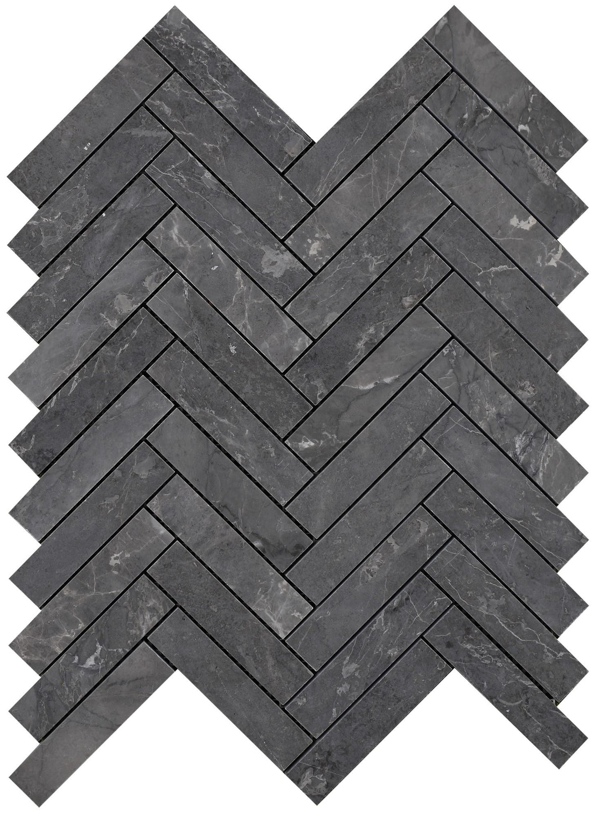 Lovina Grey Herringbone 1&#39;&#39;x4&#39;&#39; Honed Mosaic