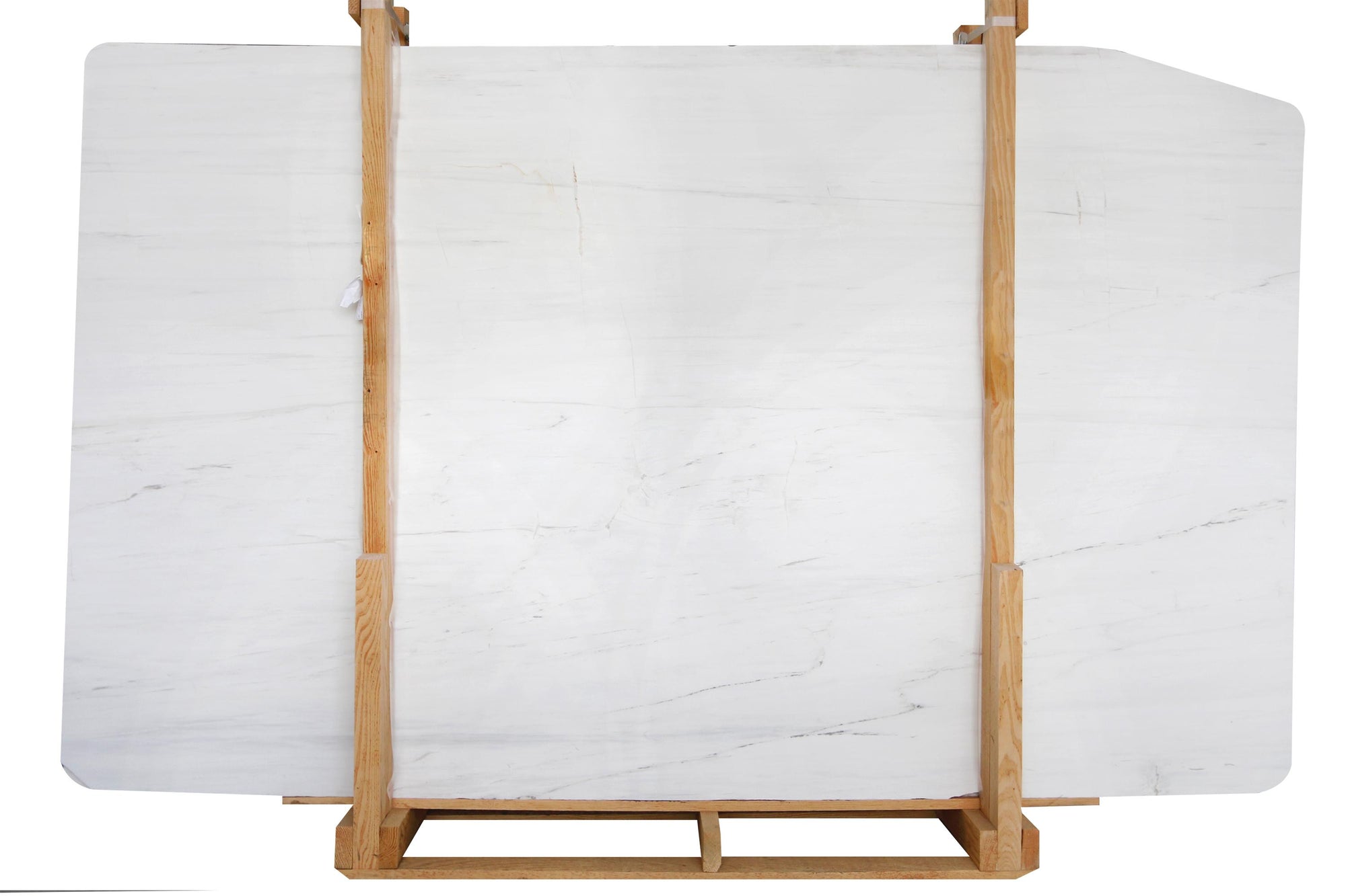 Glacier White Honed 2CM Slab # V1982 Building Materials Glacier White Marble Slab