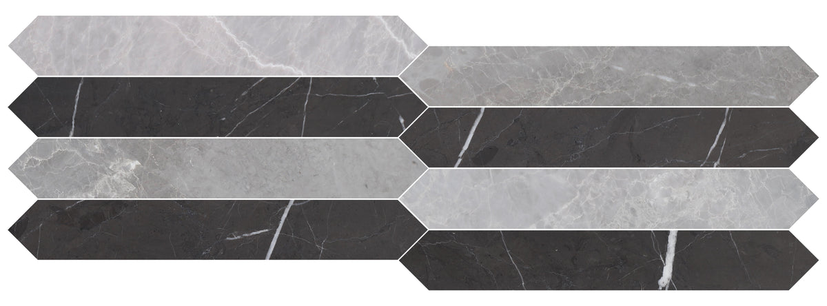 Earth Grey Honed Picket 2&#39;&#39;x12&#39;&#39; 3/8&#39;&#39; Field Tile &amp; Mount Grey Plain Honed Picket 2&#39;&#39;x12&#39;&#39; 3/8&#39;&#39; Field Tile | Picket Field Tile